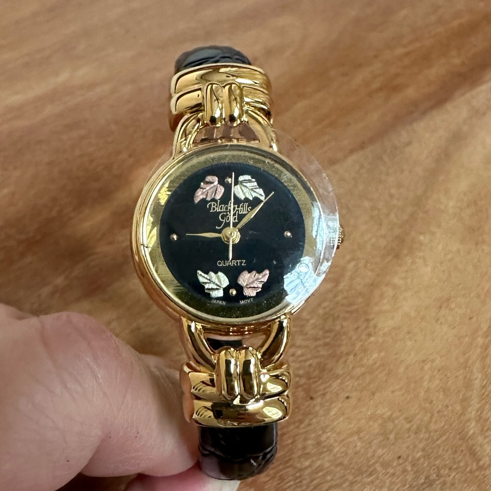 Black Hills Gold 12k gold watch